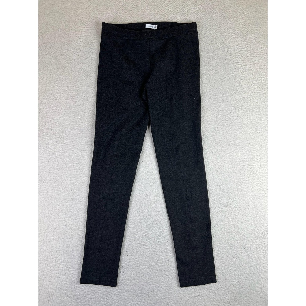 Vince‎ Leggings Womens Medium Gray High Rise Knit Ankle Pull On Stretch Pants